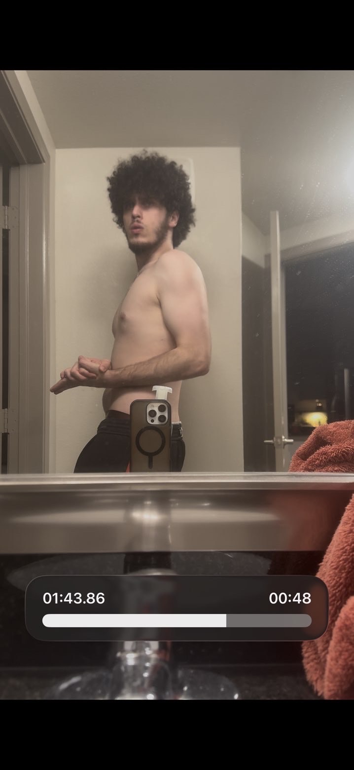 Client transformation before coaching with DFW Fitness Lab